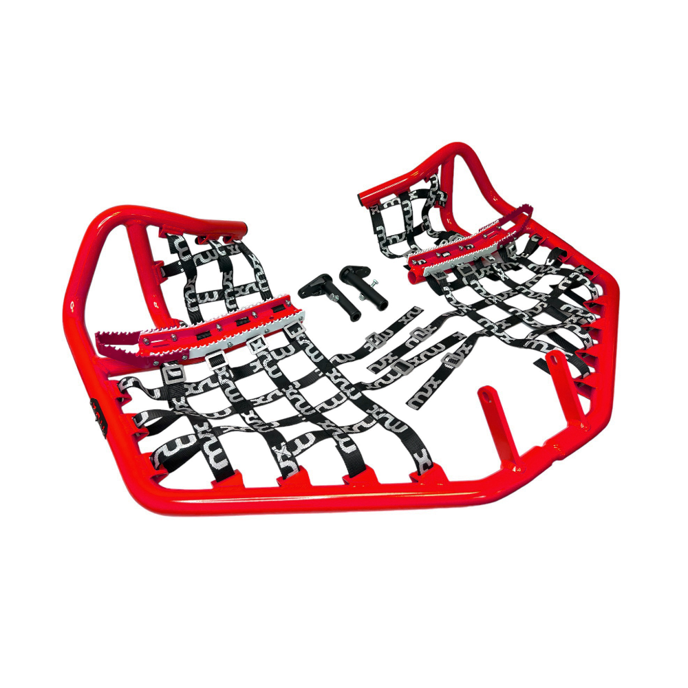 PAIRE DE NERF BAR XRW Q1 PRO ROUGE POUR YFZ450-R
