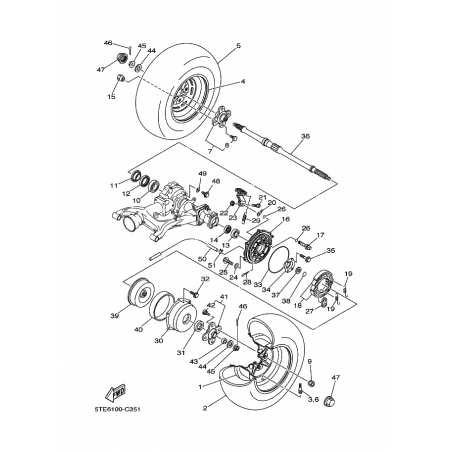  ROUE ARRIERE