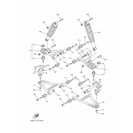  SUSPENSION AVANT & ROUE