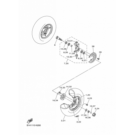  ROUE AVANT
