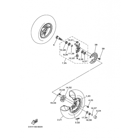  ROUE AVANT