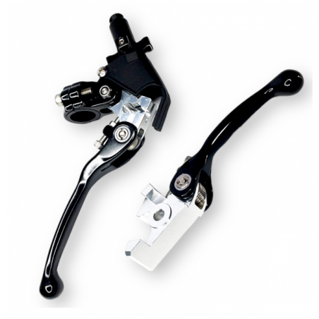 PACK LEVIER D' EMBRAYAGE ET FREIN BLEU FLEX POUR 250 RAPTOR / LTZ400 / LTR450 /YFZ450 06-08