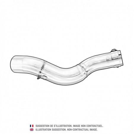 INTERMEDIAIRE POUR YAMAHA YFZ 450 - ALU / CARBONE