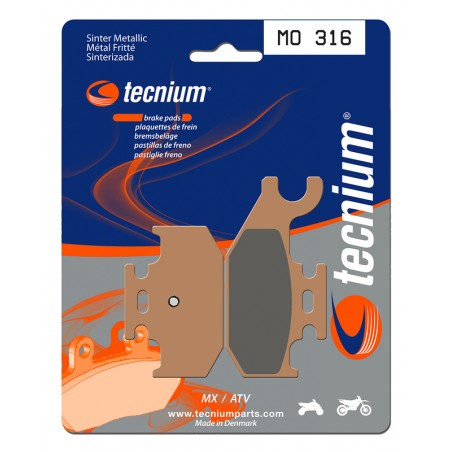 Plaquettes de frein TECNIUM arrière MO316 700 raptor 2006/2013