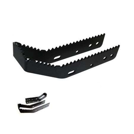 PAIRE DE REPOSE PIEDS RACING UNIVERSELS XRW BLACK