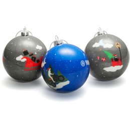 6 BOULES DE NOËL YAMAHA