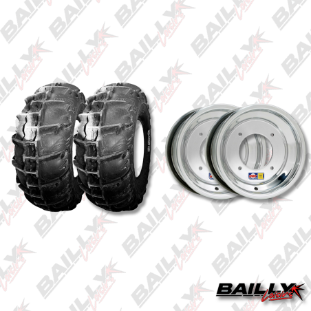 PACK ROUE DWT ARRIERE SABLE ALU et DRAGON ST2