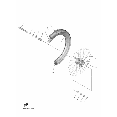  ROUE AVANT