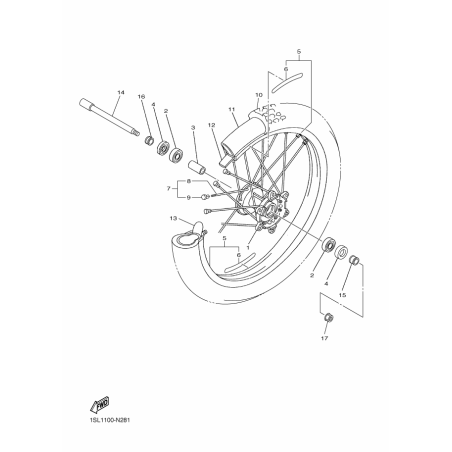 ROUE AVANT