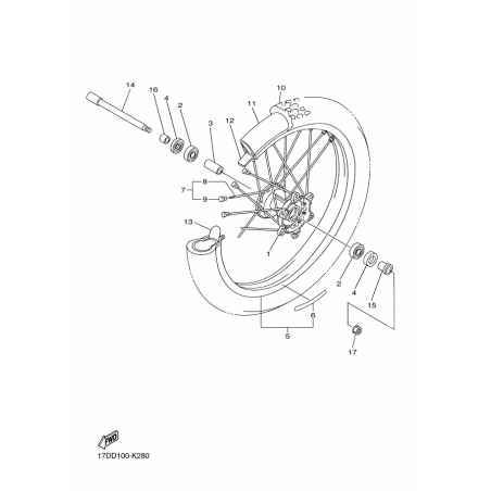 ROUE AVANT