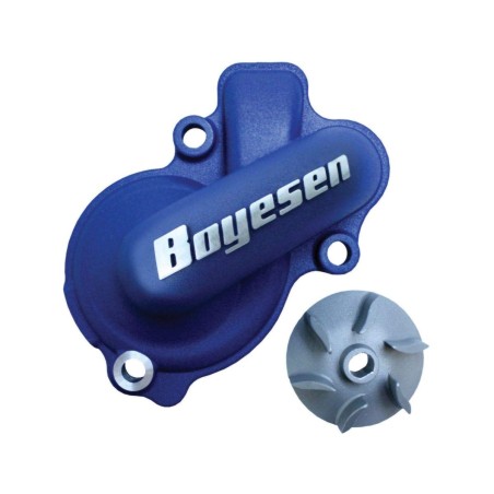 Couvercle de pompe à eau + turbine BOYESEN SuperCooler BLEU KTM 450SXF 2016/2022