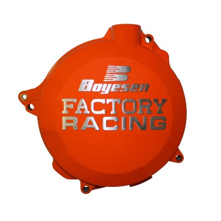 Couvercle de carter d'embrayage BOYESEN Factory Racing orange KTM 450SXF 2016/2022