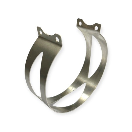 COLLIER INOX POUR SILENCIEUX OV4 VERSION ÉTROITE (2 VIS DE FIXATION)