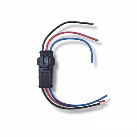 Connecteur électrique 3 pôles à souder