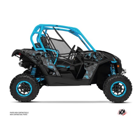 KIT DÉCO SSV CAMO CAN AM MAVERICK NOIR BLEU