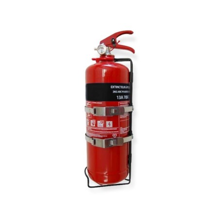 EXTINCTEUR 2KG POUDRE FIA EXTINCTEUR MAIN ACIER MEC 2KG POUDRE FIA