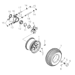 Roues arrières