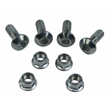 Pack de 4 vis et 4 écrous de couronne Yamaha