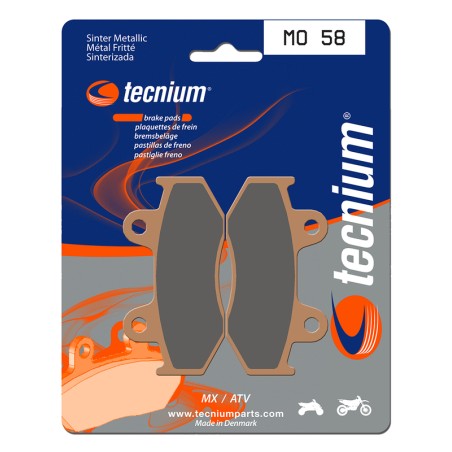Plaquettes de frein ARRIERE TECNIUM TRX 250 métal fritté - MO58