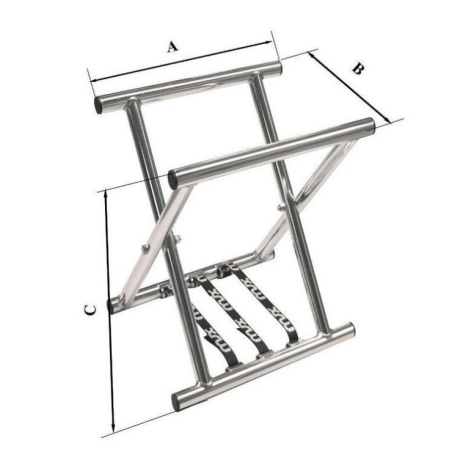 STAND QUAD ALUMINIUM GRAND MODELE XRW