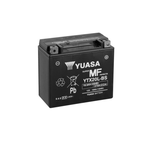 YUASA YTX20L-BS sans entretien avec pack acide