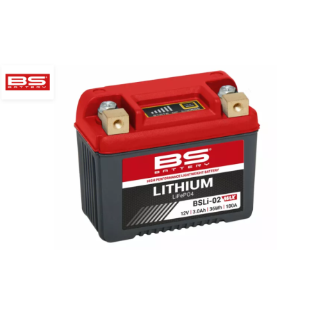Batterie BS BATTERY Lithium-Ion - BSLI-02 MAX