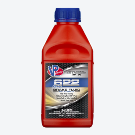 Liquide de frein VP Racing 622 : DOT 4 full synthétique 500 ml