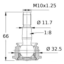 Rotule FRAP de suspension 2817