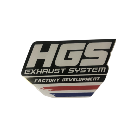 Autocollant HGS pour silencieux 4 Temps