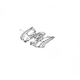 COQUE ARRIERE TRITON OUTBACK NOIRE