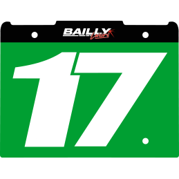 STICKER DE PLAQUE NUMERO BUMPER LAEGER'S V2