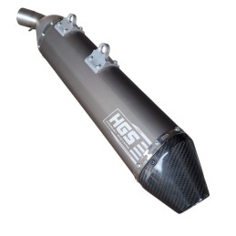 Silencieux de rechange HGS 4temps avec embout Carbon