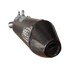 Silencieux de rechange HGS 4temps avec embout Carbon