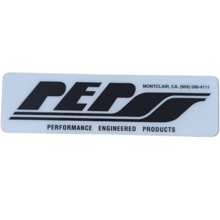 AUTOCOLANT PEPS BLANC PB-1