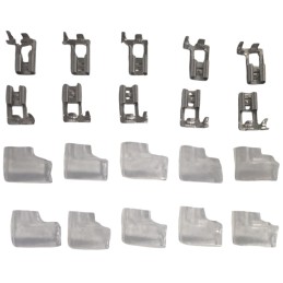 Lot de 10 Cosses Étanches 6.3 mm – À Sertir ou à Souder
