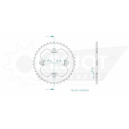 Couronne Can-am DS 450 ESJOT