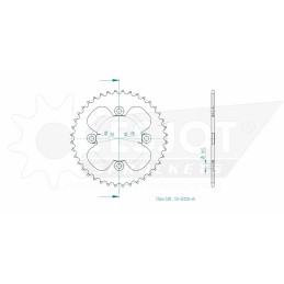 Couronne Can-am DS 450 ESJOT