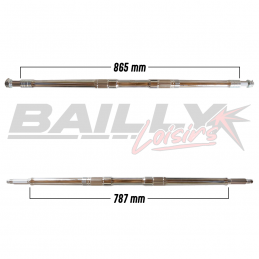 ARBRE DE ROUE DOMINATOR 3 YAMAHA YFZ 450R -2'/+1'