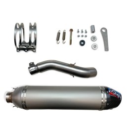 SILENCIEUX ALU/CAR CPL KAWA KFX 400 / SUZ LT-Z 400 03-14