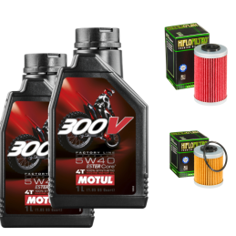KIT VIDANGE KTM 5W40 USAGE COMPETITION