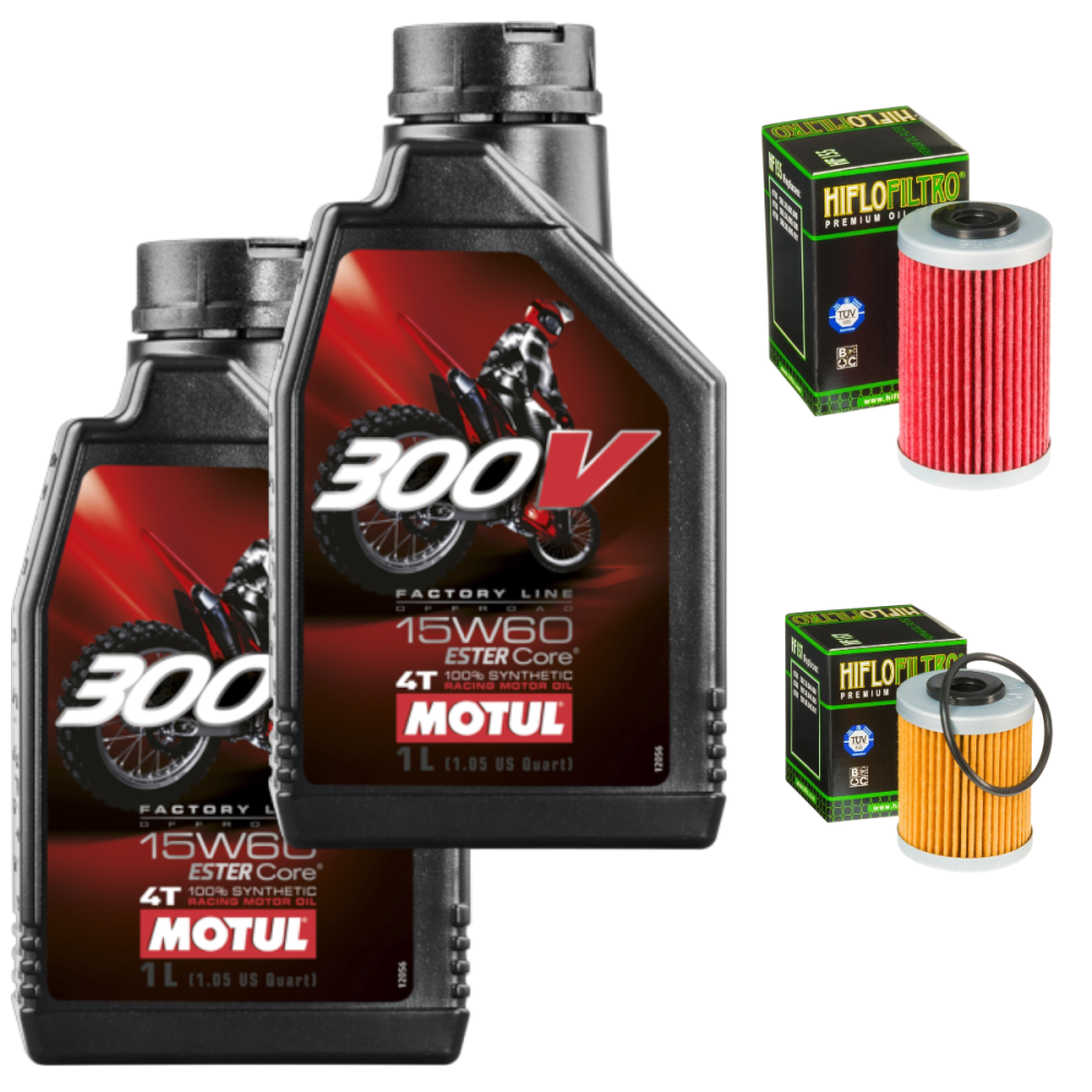 KIT VIDANGE KTM 15W60 USAGE COMPETITION