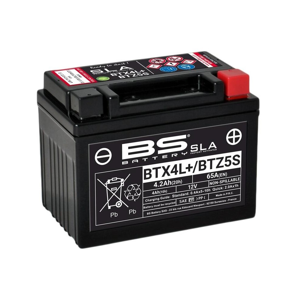 Batterie BS BATTERY SLA  BTX4L+ / BTZ5S