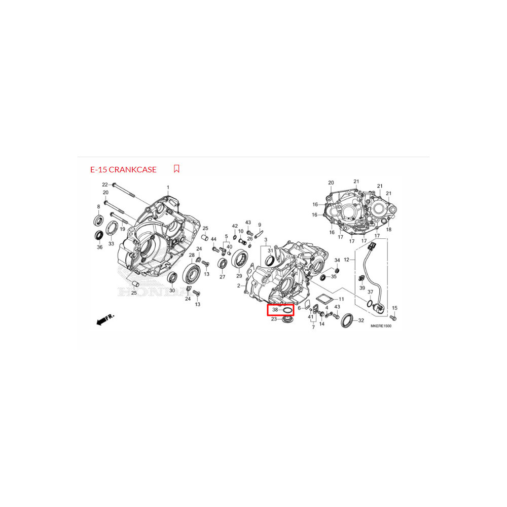 JOINT BOUCHON VIDANGE CRF 450 2024