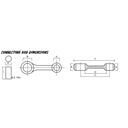 KIT BIELLE PROX TRX250R 86