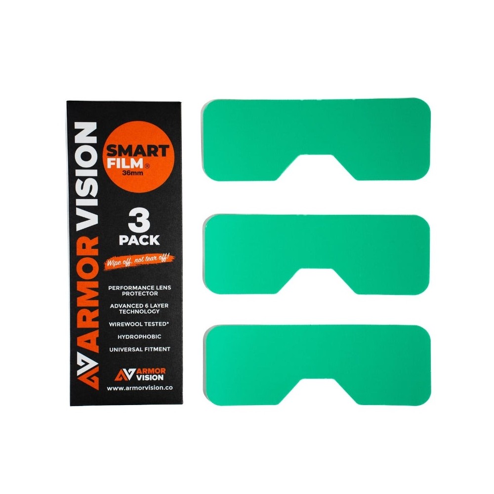 Pack films 62 mm Hydrophobe ARMOR VISION x3