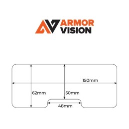 Pack films 62 mm Hydrophobe ARMOR VISION x3