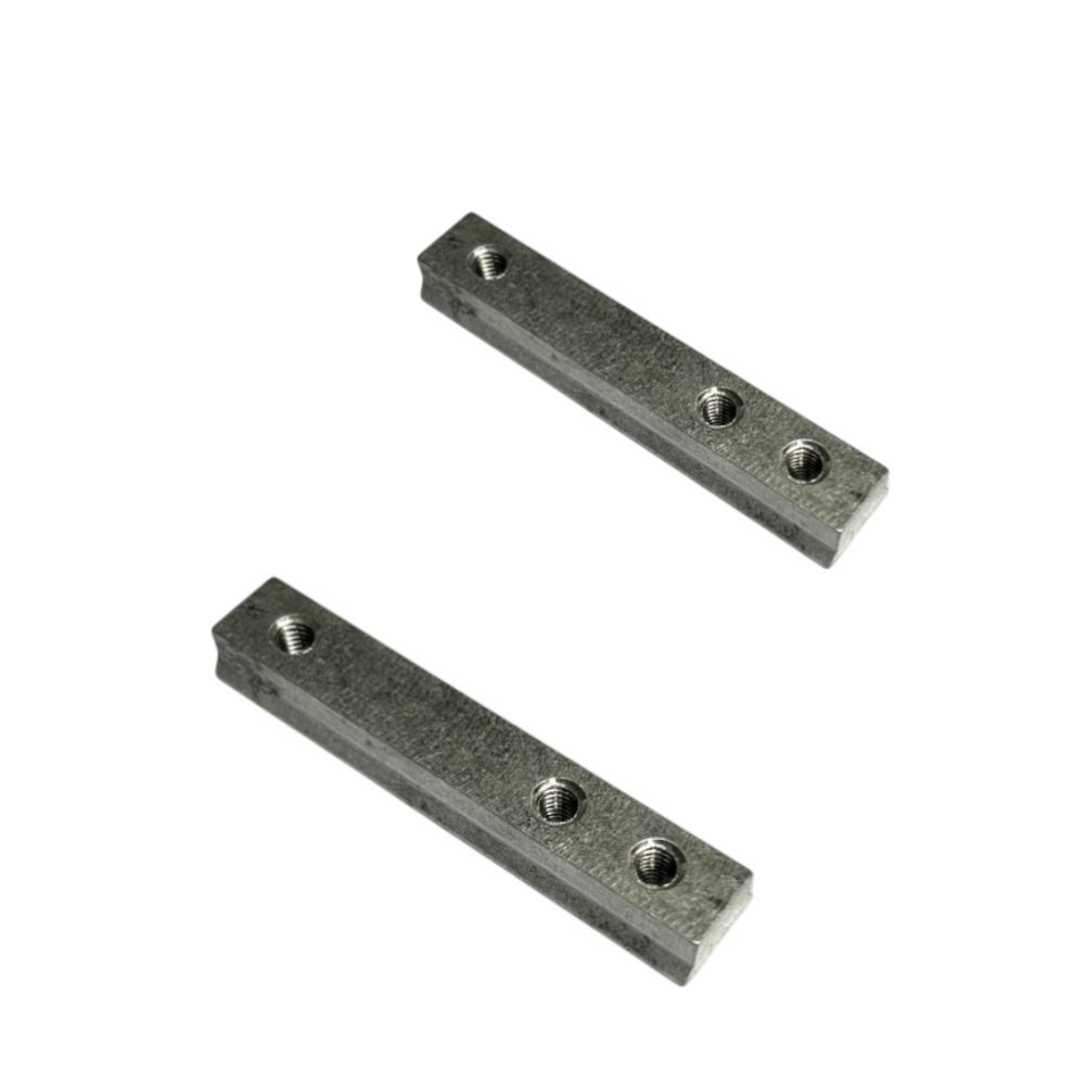 LOT DE 2 GLISSIERES RENFORCEES POUR PATTE DE FIXATION ACS