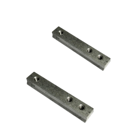 LOT DE 2 GLISSIERES RENFORCEES POUR PATTE DE FIXATION ACS