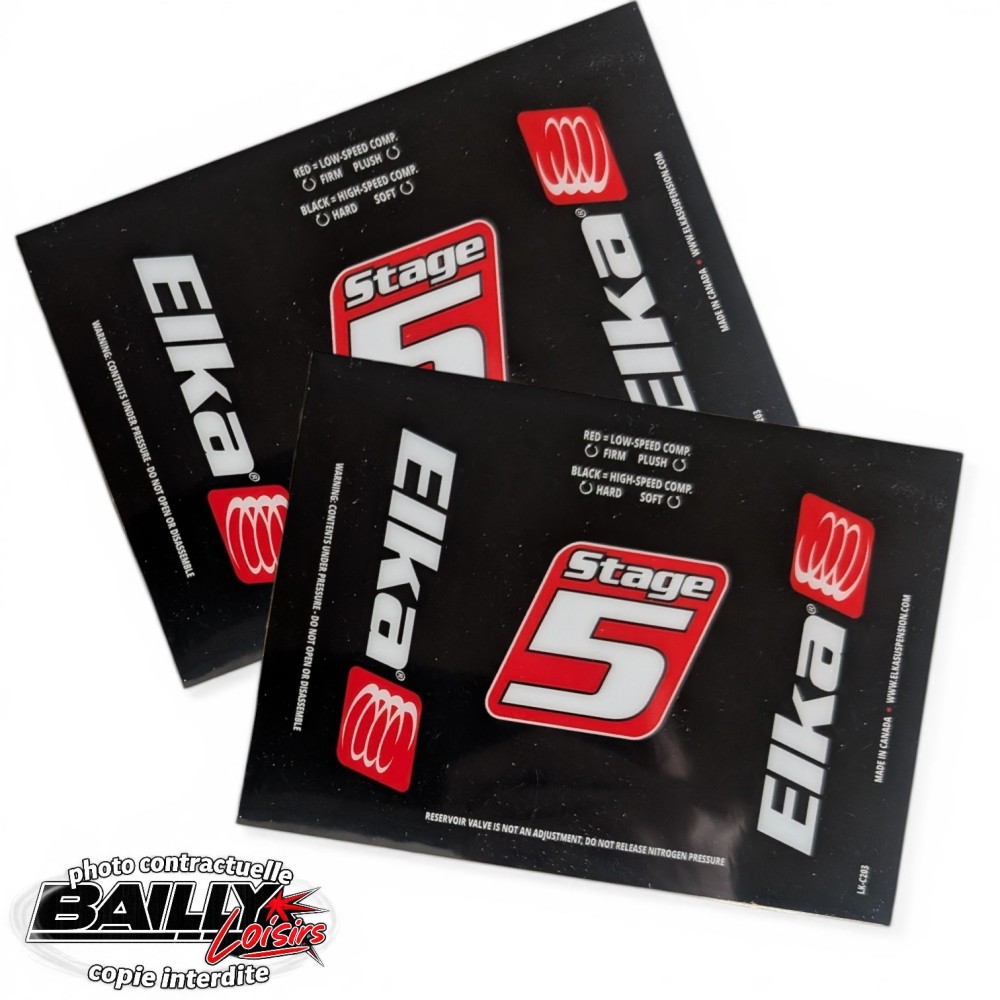 Autocollant de bombonne ELKA STAGE 5 GEN 2
