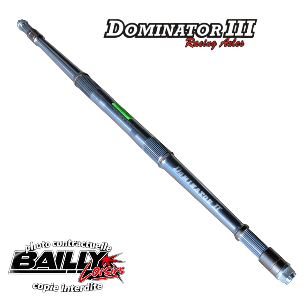 ARBRE DE ROUES QUAD -2/+1 RPM DOMINATOR 2 SUZUKI LTR 450